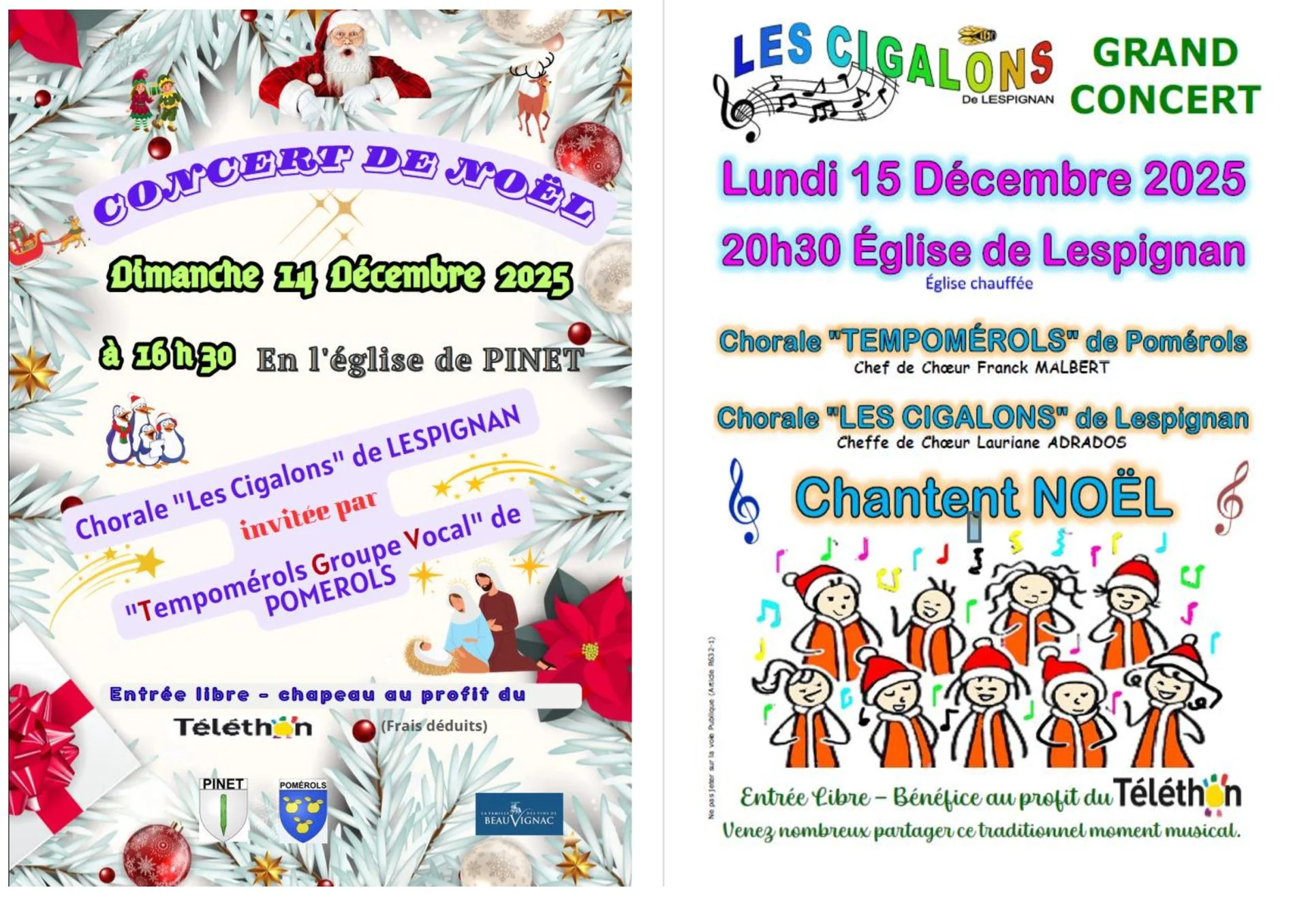 CONCERTS DE NOEL  -